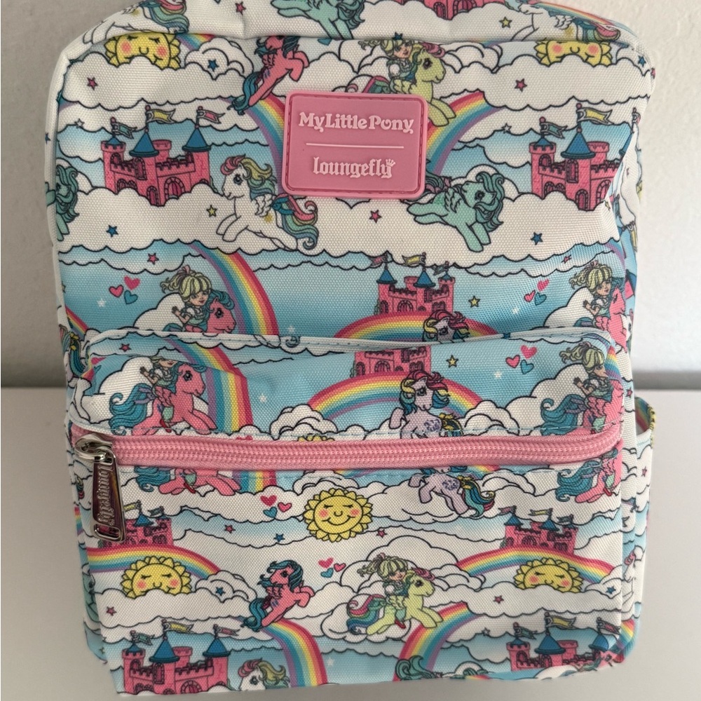 My Little Pony Loungefly Mini Backpack - Pink and Blue